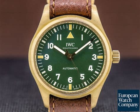 iwc pilot 36mm bronze|iwc pilot's watch 36.